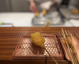 Dinner at kushikatsu daibon (串かつ だいぼん)