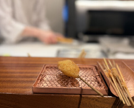 Dinner at kushikatsu daibon (串かつ だいぼん)