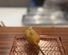 Dinner at kushikatsu daibon (串かつ だいぼん)