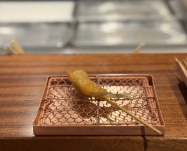 Dinner at kushikatsu daibon (串かつ だいぼん)