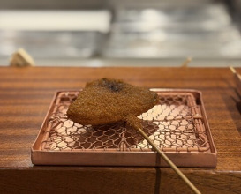 Dinner at kushikatsu daibon (串かつ だいぼん)