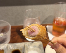 Dinner at kushikatsu daibon (串かつ だいぼん)