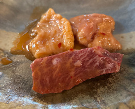 Dinner at Shinya Yakiniku Daichan (深夜焼肉 だいちゃん)