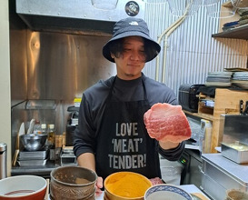 Dinner at Shinya Yakiniku Daichan (深夜焼肉 だいちゃん)