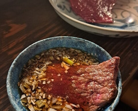Dinner at Shinya Yakiniku Daichan (深夜焼肉 だいちゃん)