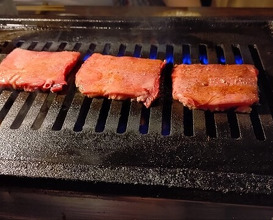 Dinner at Shinya Yakiniku Daichan (深夜焼肉 だいちゃん)