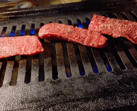 Dinner at Shinya Yakiniku Daichan (深夜焼肉 だいちゃん)