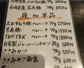 Dinner at Tonkatsu Fujii (とんかつ ふじ井)