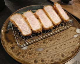 Dinner at Tonkatsu Fujii (とんかつ ふじ井)