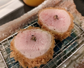 Dinner at Tonkatsu Fujii (とんかつ ふじ井)