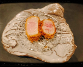 Dinner at Tonkatsu Fujii (とんかつ ふじ井)