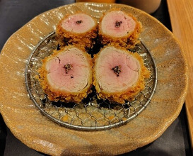 Dinner at Tonkatsu Fujii (とんかつ ふじ井)