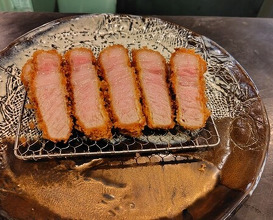 Dinner at Tonkatsu Fujii (とんかつ ふじ井)