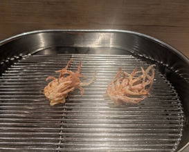 Dinner at Tempura Fukamachi (てんぷら 深町)