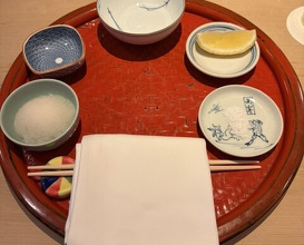Dinner at Tempura Fukamachi (てんぷら 深町)