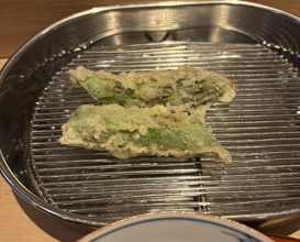 Dinner at Tempura Fukamachi (てんぷら 深町)