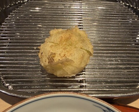 Dinner at Tempura Fukamachi (てんぷら 深町)