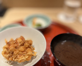 Dinner at Tempura Fukamachi (てんぷら 深町)
