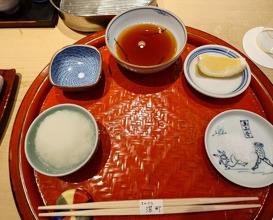 Dinner at Tempura Fukamachi (てんぷら 深町)