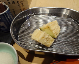 Dinner at Tempura Fukamachi (てんぷら 深町)