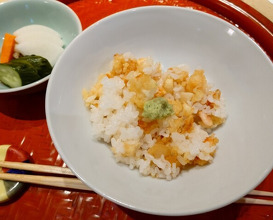 Dinner at Tempura Fukamachi (てんぷら 深町)