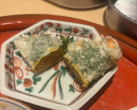 Dinner at Tempura Fukamachi (てんぷら 深町)