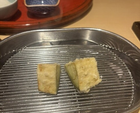 Dinner at Tempura Fukamachi (てんぷら 深町)