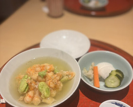 Dinner at Tempura Fukamachi (てんぷら 深町)