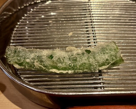 Dinner at Tempura Fukamachi (てんぷら 深町)