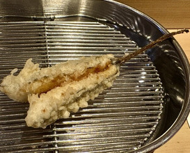 Dinner at Tempura Fukamachi (てんぷら 深町)