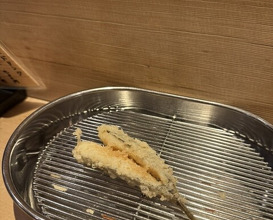 Dinner at Tempura Fukamachi (てんぷら 深町)