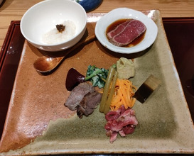 Dinner at Niku Ryori Fukunaga (肉料理ふくなが)