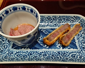 Dinner at Niku Ryori Fukunaga (肉料理ふくなが)