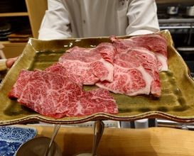 Dinner at Niku Ryori Fukunaga (肉料理ふくなが)