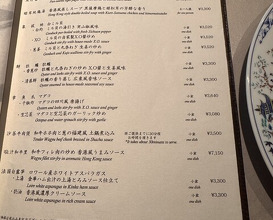 Dinner at Chinese Hanten Fureika (中国飯店 富麗華)