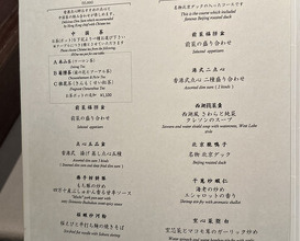 Dinner at Chinese Hanten Fureika (中国飯店 富麗華)