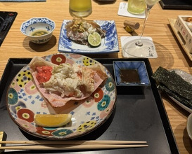 Dinner at Ginza Kitafuku (銀座 きた福)