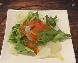 Dinner at Sumiyaki Hamburger Steak Gyusen (炭焼ハンバーグ 牛船)