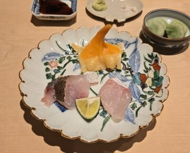 Dinner at Sushi Hashimoto