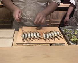 Dinner at Jingumae Higuchi
