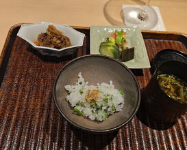Dinner at Jingumae Higuchi