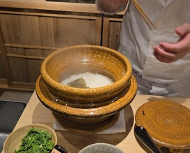 Dinner at Jingumae Higuchi