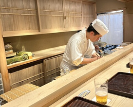 Dinner at Jingumae Higuchi