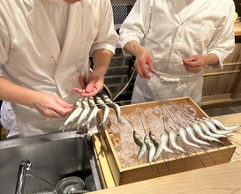 Dinner at Jingumae Higuchi