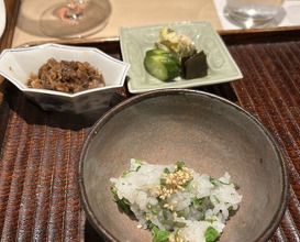 Dinner at Jingumae Higuchi