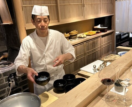 Dinner at Jingumae Higuchi