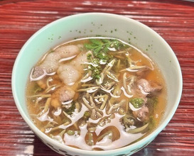 Dinner at Hirasanso