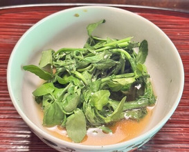Dinner at Hirasanso
