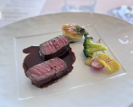 Dinner at hotel de yoshino (オテル・ド・ヨシノ)