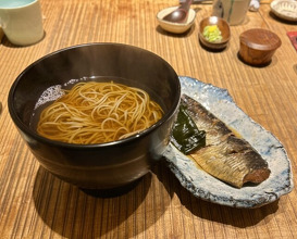 Dinner at Teuchi Soba Jiyu San (手打蕎麦 じゆうさん)